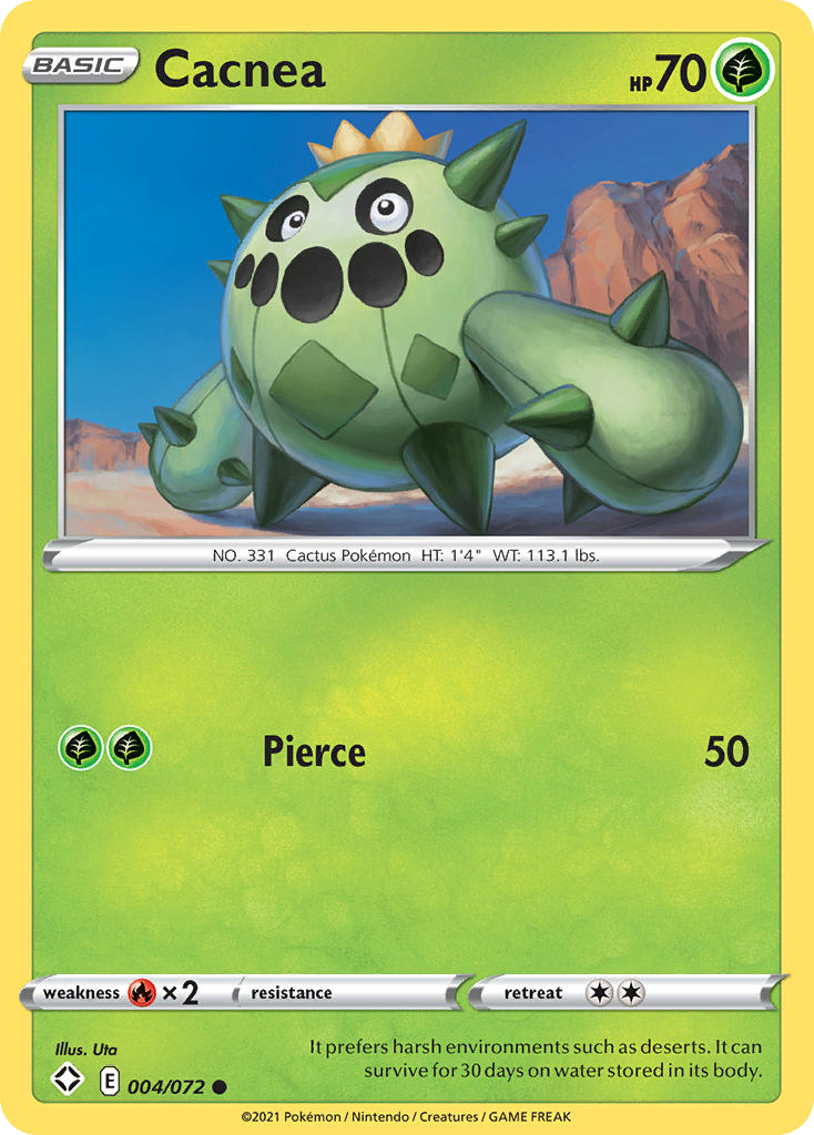 Shining Fates Cacnea #4/72